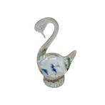 Vintage glazen zwaan als presse-papier, Ophalen of Verzenden