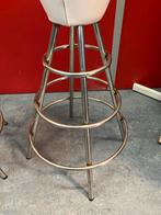 2 Design Krukken - Stijlvol en Comfortabel, Ophalen, Gebruikt, Met voetsteun, 60 tot 90 cm