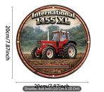 Vintage metalen wand bord International 1455 XL Tractor, Ophalen of Verzenden, Nieuw