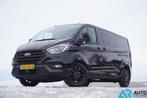 Ford Transit Custom 2.0 TDCI L2H1 DC * Automaat * LUXE * LED, Stof, 4 cilinders, 1650 kg, Zwart
