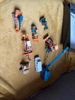 Diverse speelgoedvoertuigen: kraan, graafmachines, tractor, Ophalen of Verzenden, Gebruikt