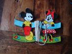 Allerlei!(612) walt disney , 2 slingers van mickey mouse, Ophalen of Verzenden, Overige figuren, Zo goed als nieuw, Beeldje of Figuurtje