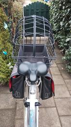 Zwarte honden fietsmand achterop, Dieren en Toebehoren, Honden-accessoires, Ophalen, Zo goed als nieuw