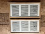 IKEA RIBBA Fotolijst voor 3 foto's, lichtbruin, 50x23 cm, Nieuw, Ophalen of Verzenden, Minder dan 50 cm, 50 tot 75 cm