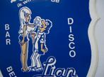 sticker oud LIAN DISCO strip cafe bar dancing bergeijk, Verzenden, Zo goed als nieuw, Bedrijf of Vereniging