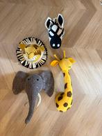 4 Vilten Dierenkoppen Wanddecoratie Loods5, Ophalen of Verzenden, Zo goed als nieuw, Wanddecoratie