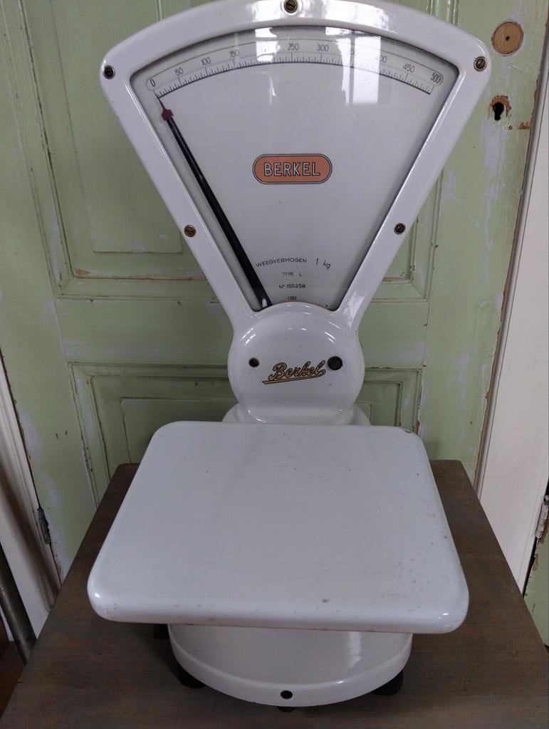 Berkel weegschaal type L 1951 0-500 gram en 500-1000 gram, Ophalen of Verzenden, Minder dan 10 kg