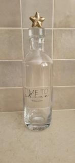 Riviera Maison waterfles "Time to Shine" met ster, Overige kleuren, Nieuw, Ophalen of Verzenden, Glas