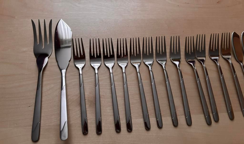 Visbestek, Huis en Inrichting, Keuken | Bestek, Nieuw, Bestekset, Rvs of Chroom, Vaatwasserbestendig, Ophalen of Verzenden