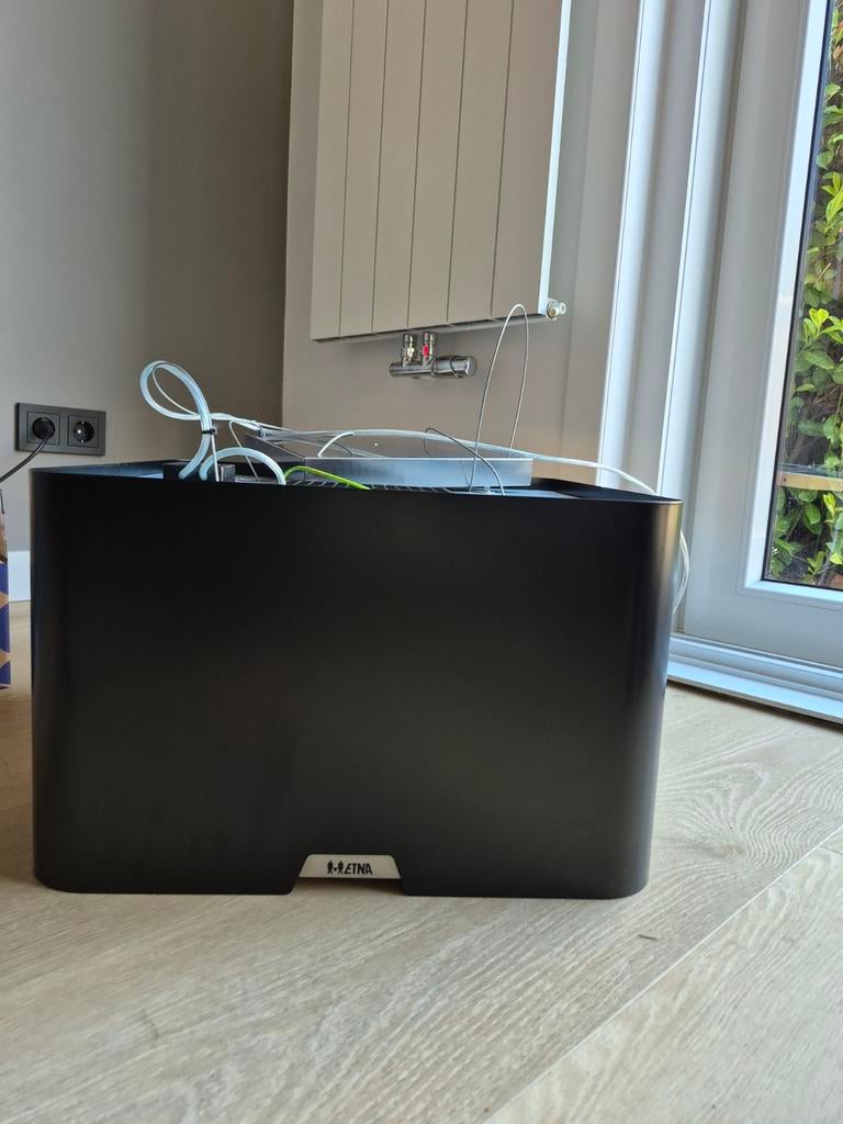 Etna recirculatie afzuigkap, zwart RA345ZWA, Witgoed en Apparatuur, Afzuigkappen, Ophalen, Gebruikt, Minder dan 200 m³ per uur