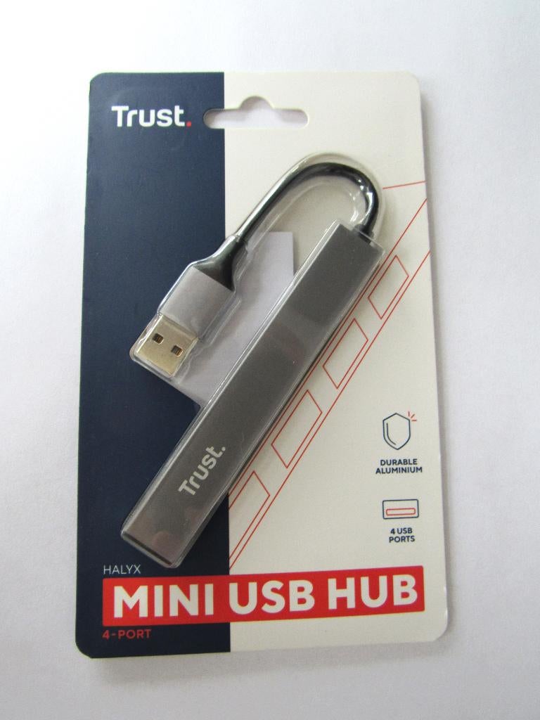 Trust Halyx Mini USB Hub nieuw, Computers en Software, Dockingstations, Nieuw, USB-hub, Laptop, Ophalen of Verzenden