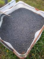 Basalt split 2m³, Tuin en Terras, Grind, Keien en Split, Ophalen, Gebruikt, Antraciet, Grind