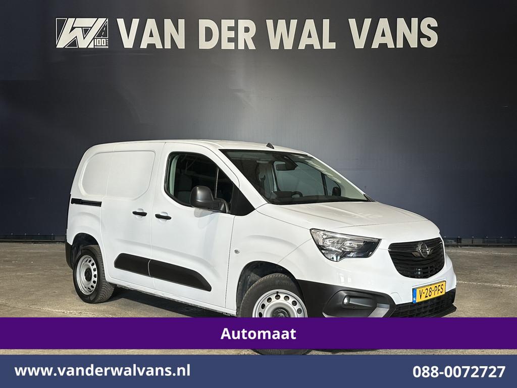 Opel Combo 1.5D 131pk Automaat L1H1 Euro6 Airco | 3-Zits | C, Auto's, Stof, Gebruikt, 4 cilinders, Wit