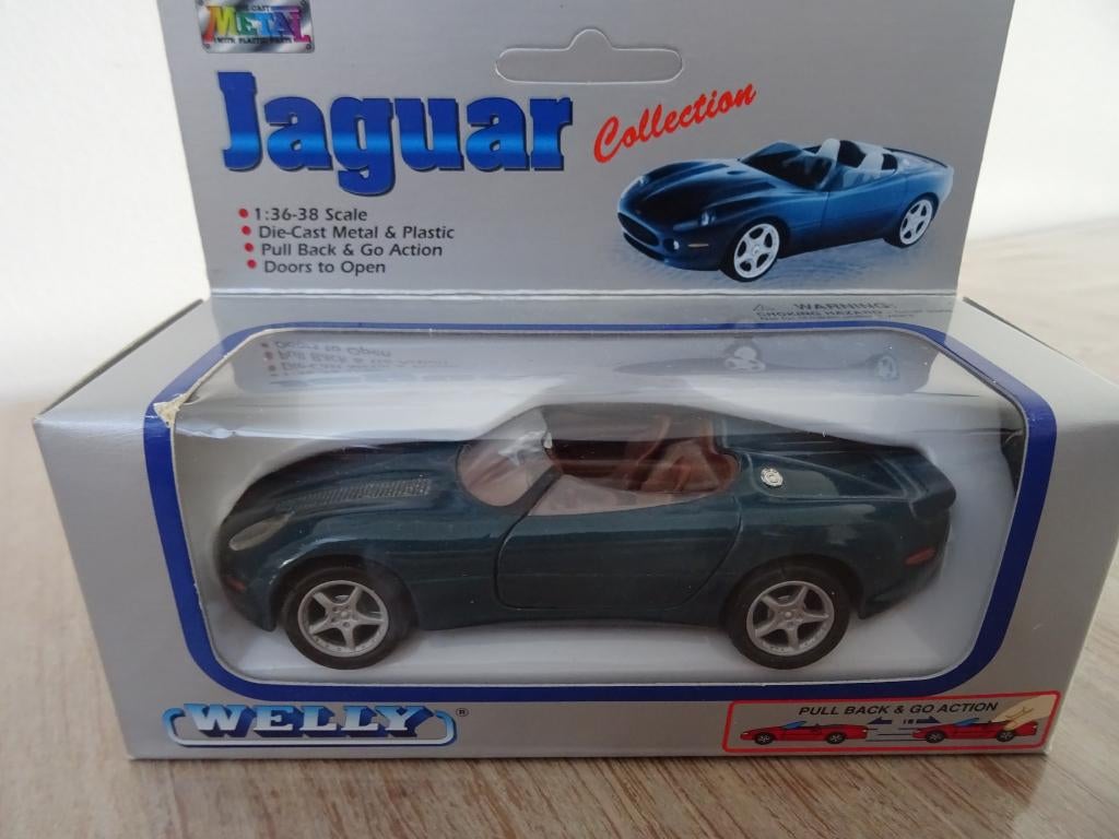 Jaguar XK180 Welly 1:36, Ophalen of Verzenden, Nieuw, Auto, Overige merken