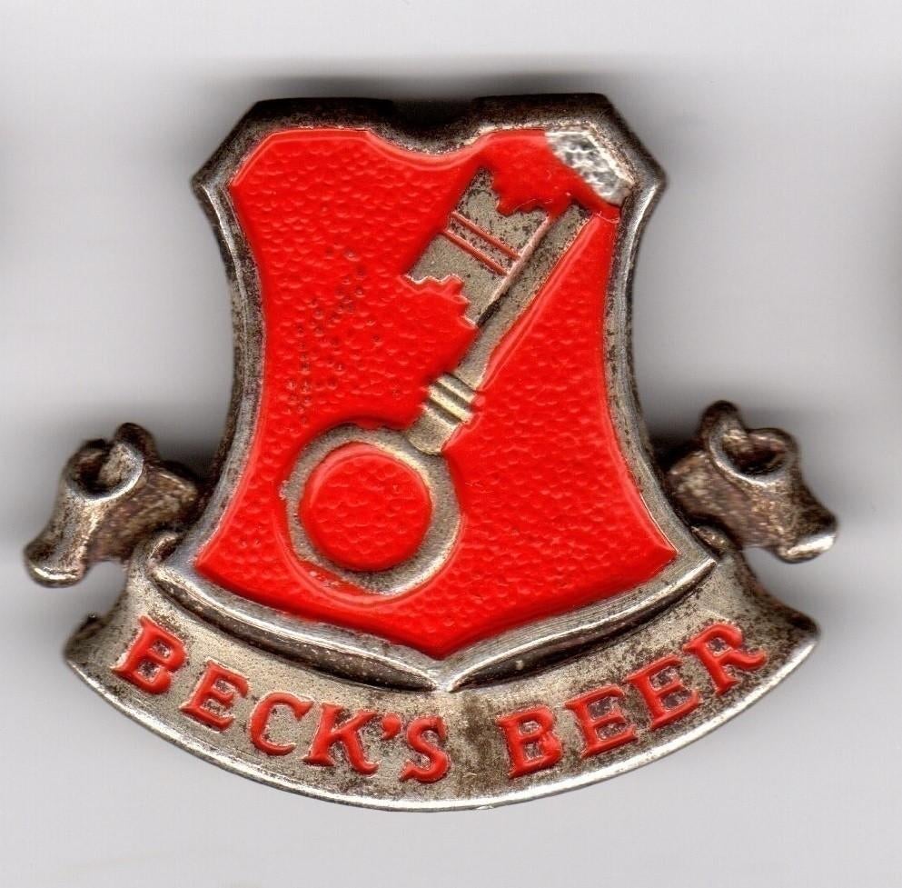 BROCHE BECK'S BEER SLEUTEL BIER (A9), Ophalen of Verzenden, Gebruikt, Overige onderwerpen