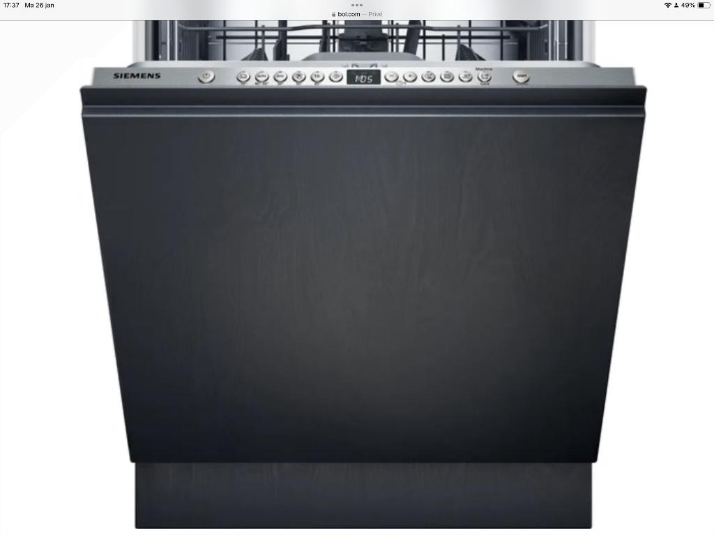 Siemens vaatwasser ,met nieuwe Pomp van 120 euro, Witgoed en Apparatuur, Vaatwasmachines, Ophalen, 60 cm of meer, Zo goed als nieuw