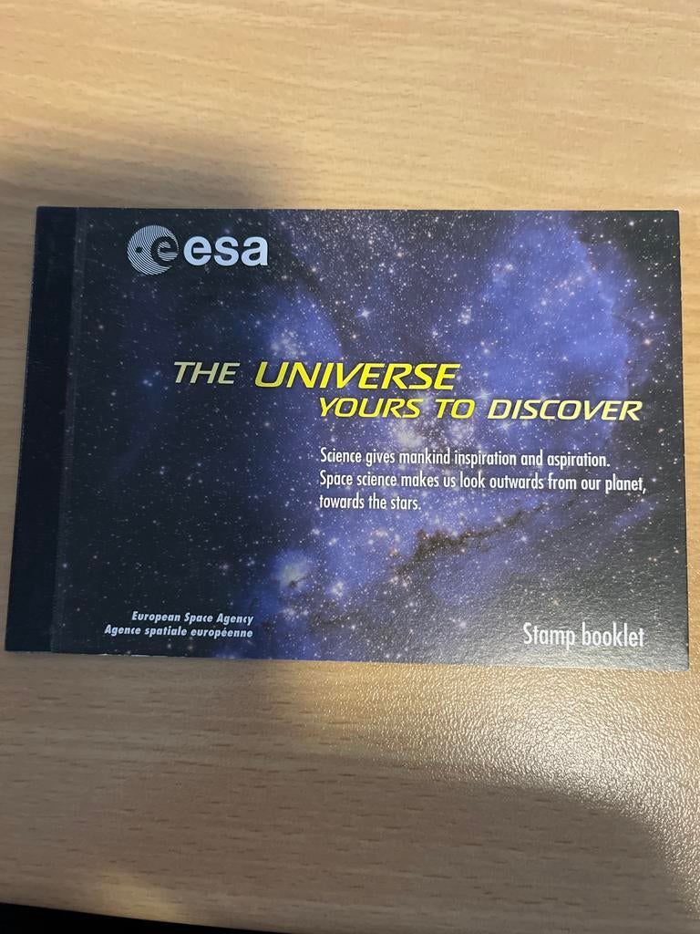ESA "The Universe Yours to Discover" postzegelboekje, Postzegels en Munten, Postzegels | Nederland, Ophalen of Verzenden, Postfris