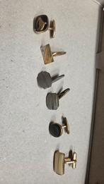 6 manchetknopen  1 setje., Ophalen of Verzenden, Overige materialen