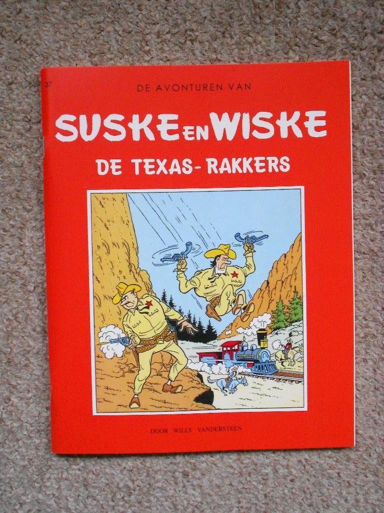 Suske en Wiske 37 - De Texas-Rakkers - 2012 - nr 65 van 100, Willy Vandersteen e.a., Eén stripboek, Nieuw, Ophalen of Verzenden