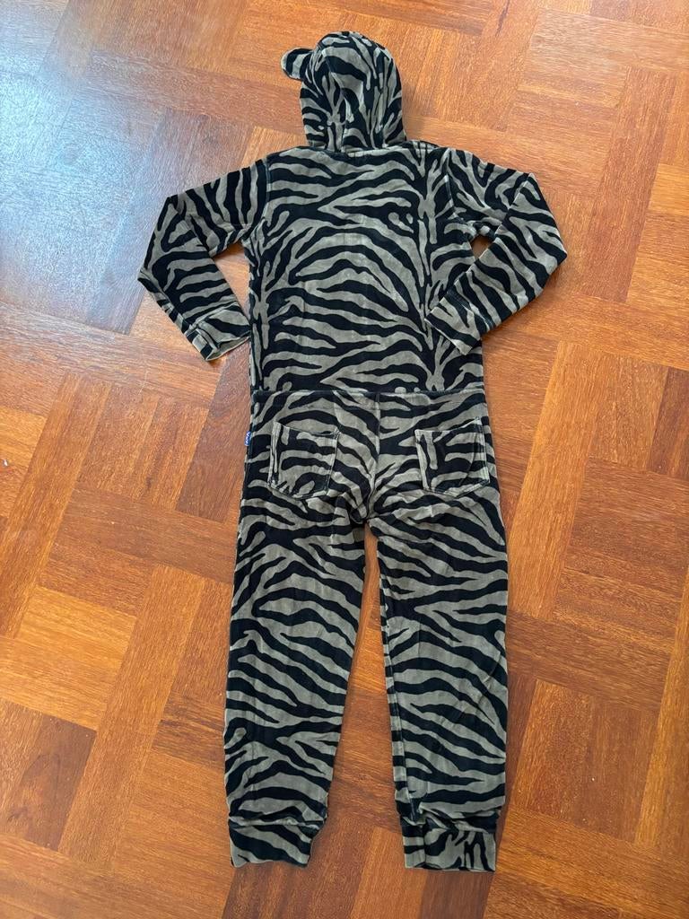 Claesens onesie velours met zebraprint maat 164, Ophalen of Verzenden, Gebruikt, Jongen of Meisje