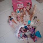 Barbie uitklapbare camper  + poppen 30€€, Ophalen of Verzenden, Gebruikt, Barbie