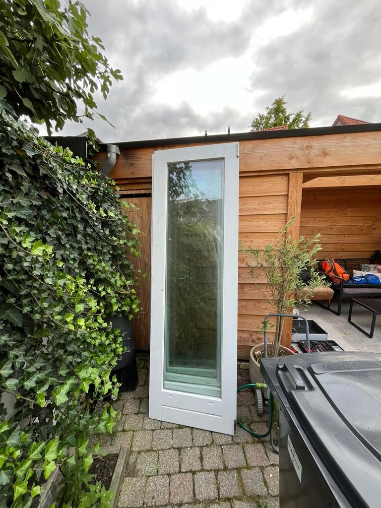 Tweedehands Harmonicaschuifpui, Ophalen, 225 cm of meer, Zo goed als nieuw, Schuifpui