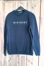 Trui van Distrikt maat XS, Blauw, Ophalen of Verzenden, Zo goed als nieuw, Distrikt Nørrebro