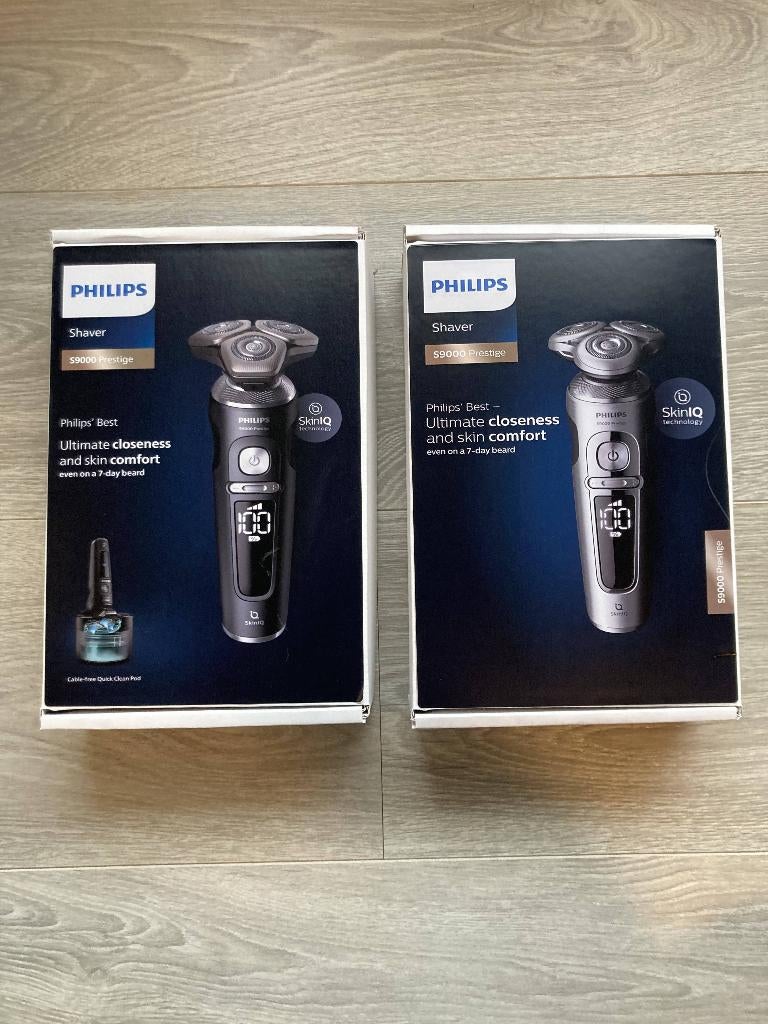 Scheerapparaat Philips S9000 Prestige (Nieuw!) Zwart+Zilver, Witgoed en Apparatuur, Persoonlijke-verzorgingsapparatuur, Ophalen of Verzenden