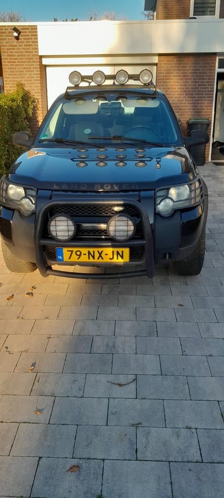 Land Rover Freelander 1.8 I 3DR 4WD 2004 Zwart, Auto's, Land Rover, 4 cilinders, 2000 kg, 1796 cc, Zwart