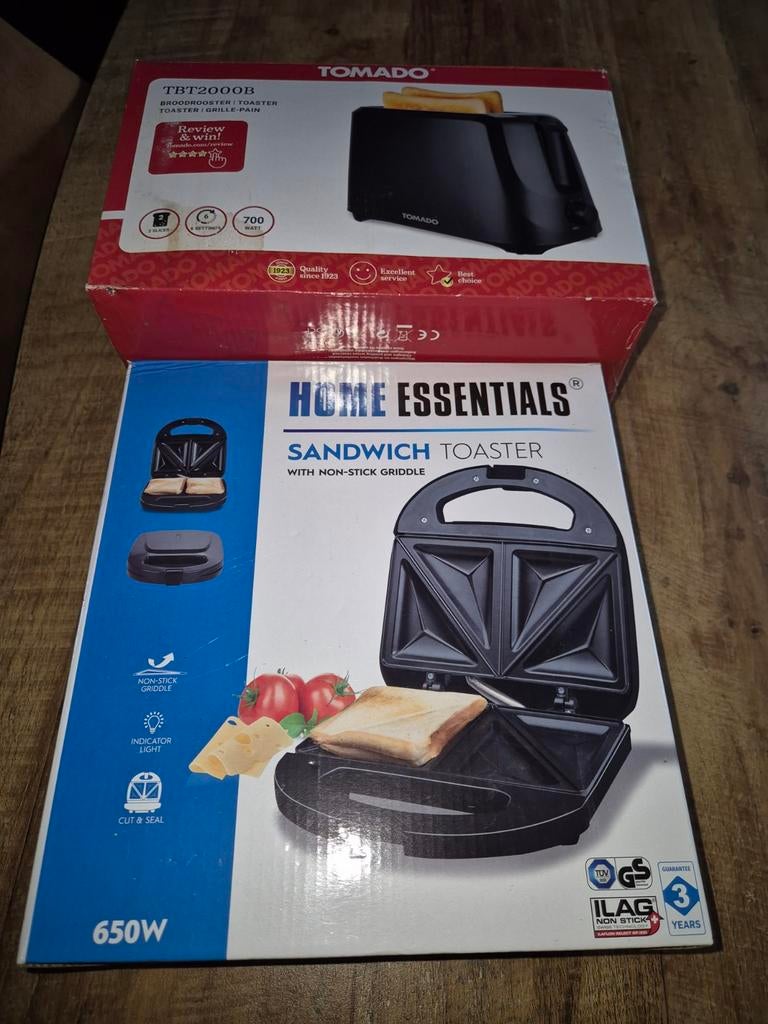 Nieuw broodrooster en toaster, Ophalen of Verzenden, Nieuw