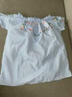 Shirt tshirt 158 164 blauw wit gestreept shirtje, Kinderen en Baby's, Kinderkleding | Maat 158, Verzenden, Zo goed als nieuw, Meisje