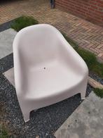 Nieuwe fauteuils voor buiten kuipstoelen zand/beige, Tuin en Terras, Tuinstoelen, Ophalen of Verzenden, Kunststof