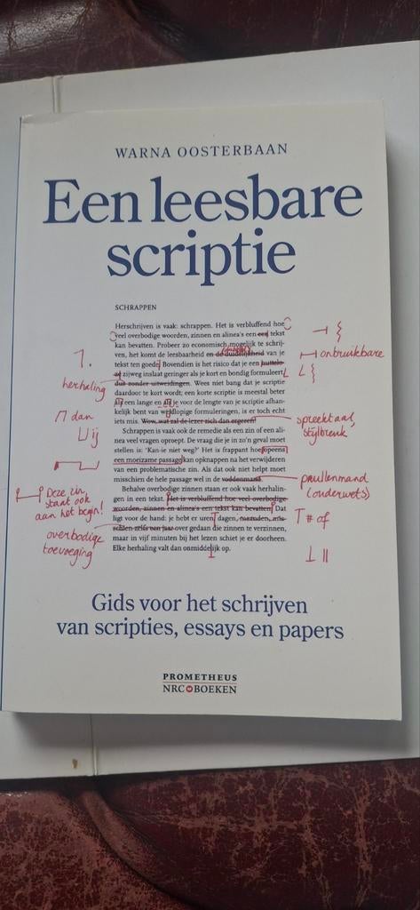 Een leesbare scriptie - W. Oosterbaan (Gids voor scripties), Boeken, Studieboeken en Cursussen, Zo goed als nieuw, HBO, Gamma