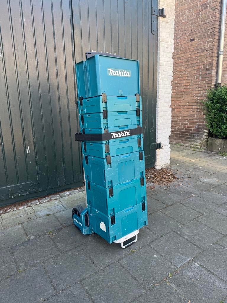 Makita Mbox met trolley, Ophalen, Gebruikt