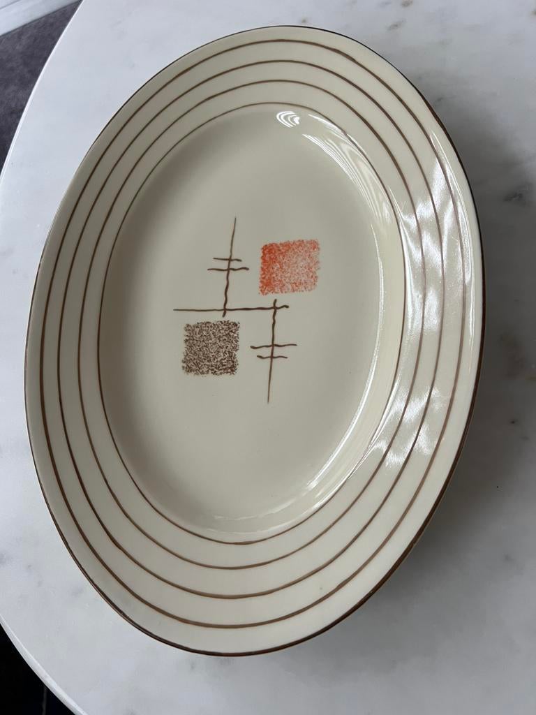 Serveerschaal seventies, Antiek en Kunst, Ophalen of Verzenden