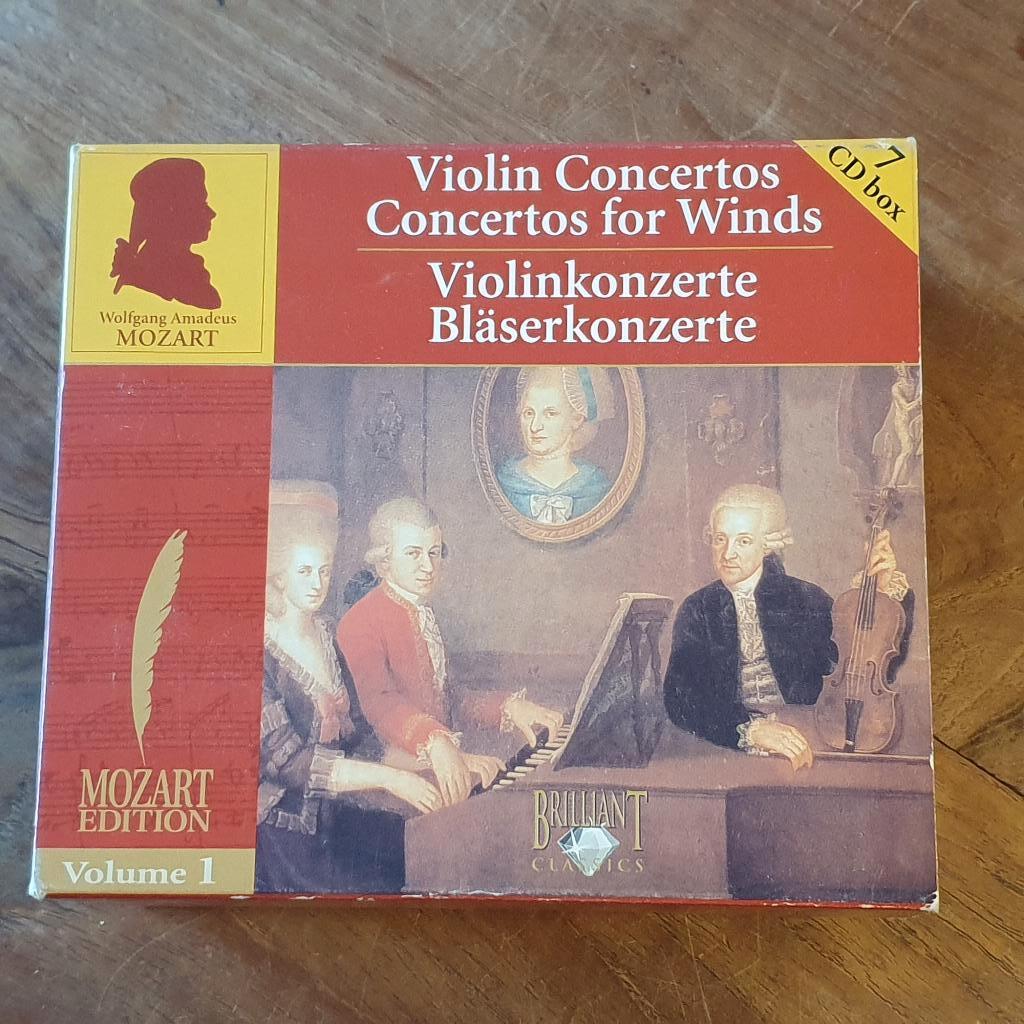 CD Box Mozart viool concerten, Ophalen, Kamermuziek, Boxset, Zo goed als nieuw