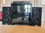 AKAI Vintage Stereo Toren Set Platenspeler Cassettedeck '90, Gebruikt, Losse componenten, Akai, Ophalen