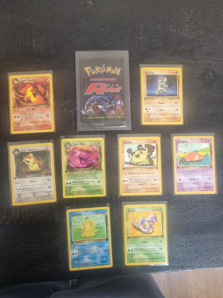 Team rocket 1st edition packfresh kaarten 8 stuks, Hobby en Vrije tijd, Verzamelkaartspellen | Pokémon, Ophalen of Verzenden, Nieuw