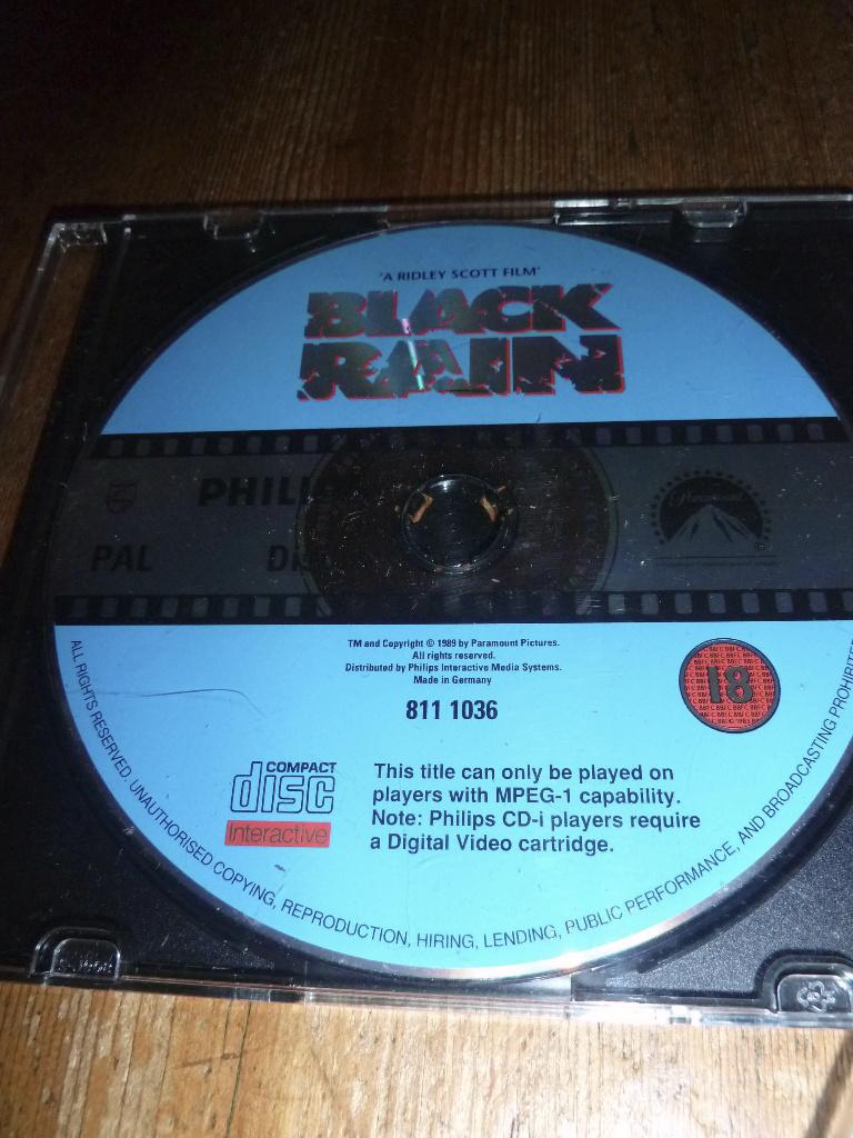 CD-I Digital Video - Philips - Black Rain, Spelcomputers en Games, 1 speler, Ophalen of Verzenden, Zo goed als nieuw, Vanaf 12 jaar