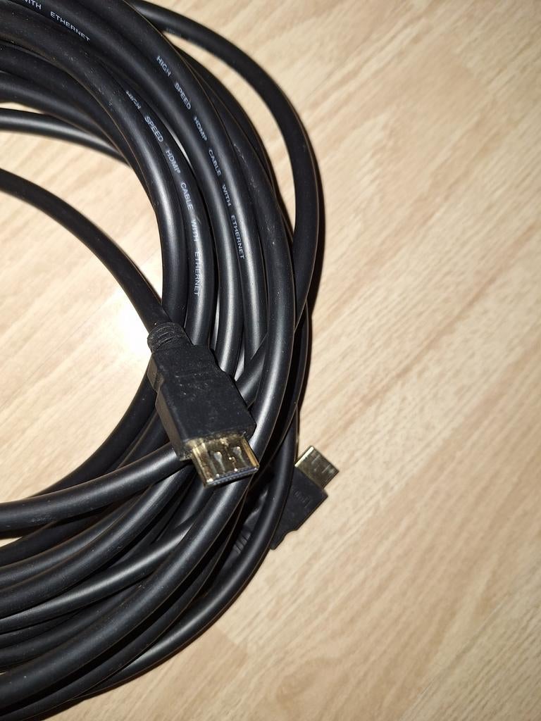 Goobay High Speed HDMI Kabel met Ethernet - 10 Meter (4K/3D), Ophalen of Verzenden, Zo goed als nieuw, 5 tot 10 meter, HDMI-kabel