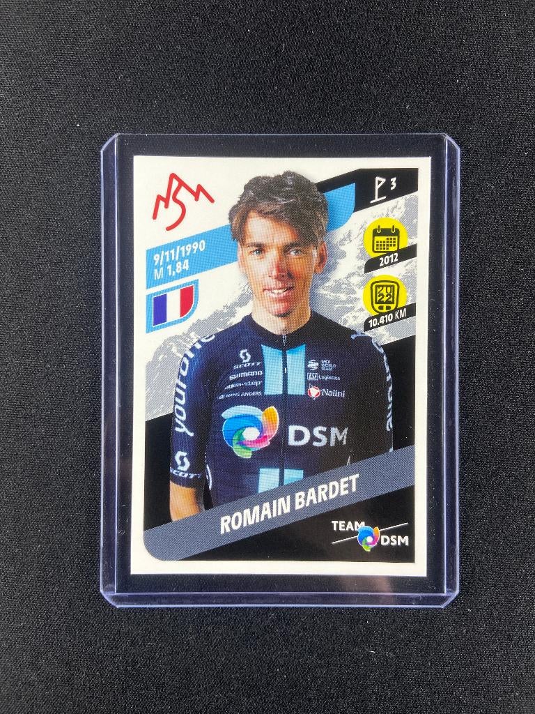 Romain Bardet Panini Tour de France 2023 Sticker DSM, Verzenden, Zo goed als nieuw, Overige sporten, Poster, Plaatje of Sticker