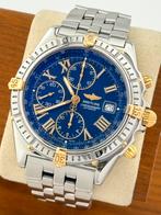 Breitling Crosswind 43 B13055 Blauw Staal Goud, Ophalen of Verzenden, Zo goed als nieuw, Staal, Breitling