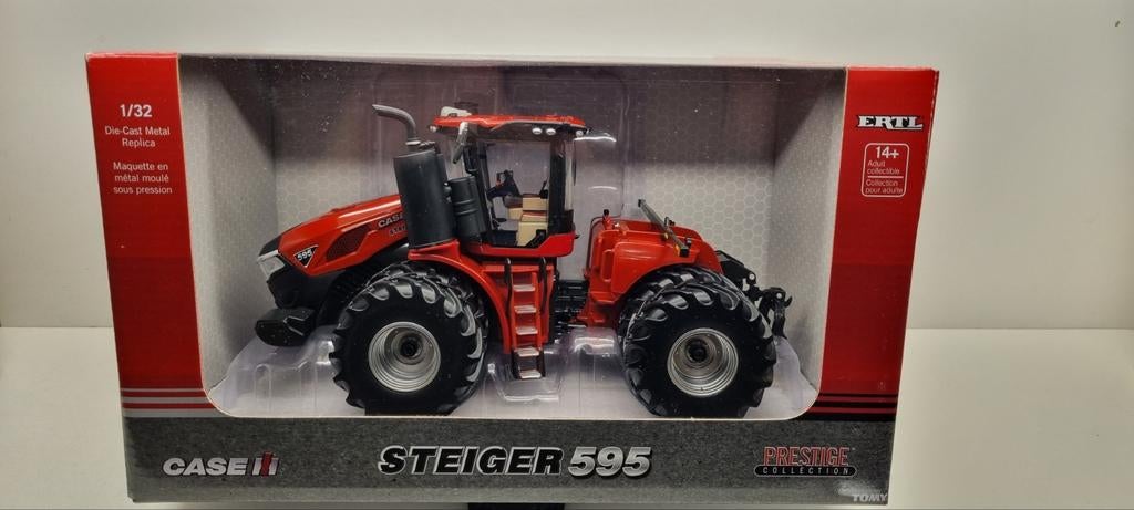 Case IH Steiger 595 Die-Cast Metal  1:32 Ertl, Ophalen of Verzenden, Nieuw, Overige typen, Overige merken