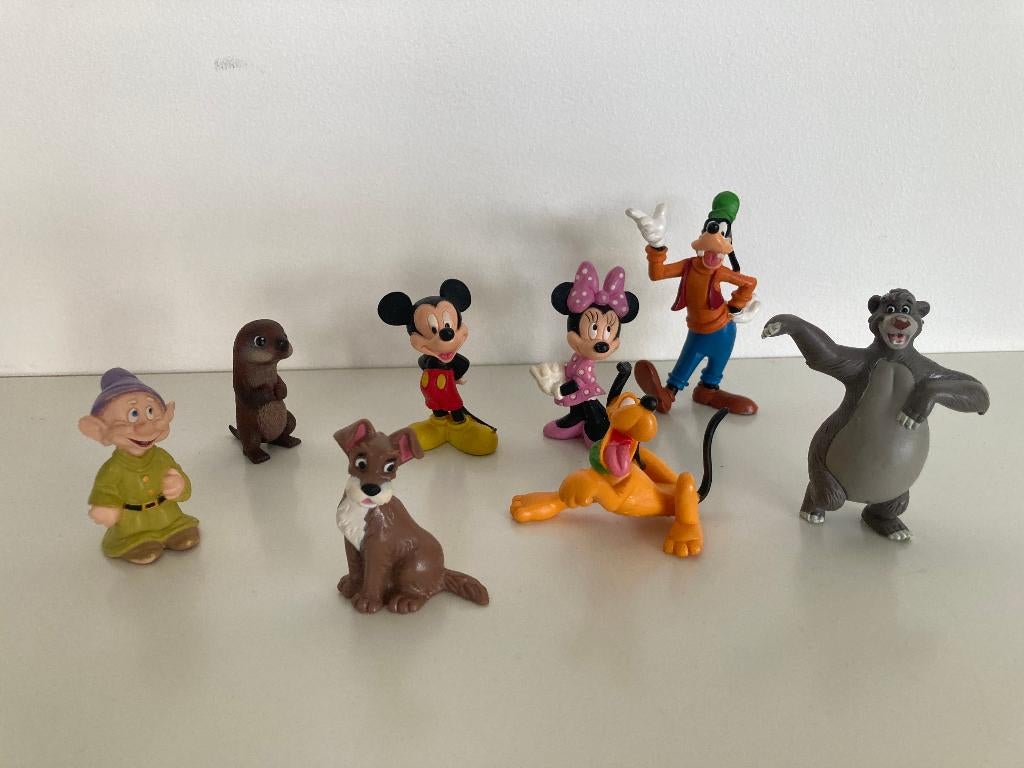8 Bullyland Disney figuren, Verzamelen, Ophalen of Verzenden, Overige figuren, Zo goed als nieuw, Beeldje of Figuurtje
