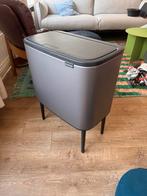 Brabantia Bo Touch Bin 11+23 L Platinum, Ophalen, Overige materialen, 50 tot 75 cm, Zo goed als nieuw