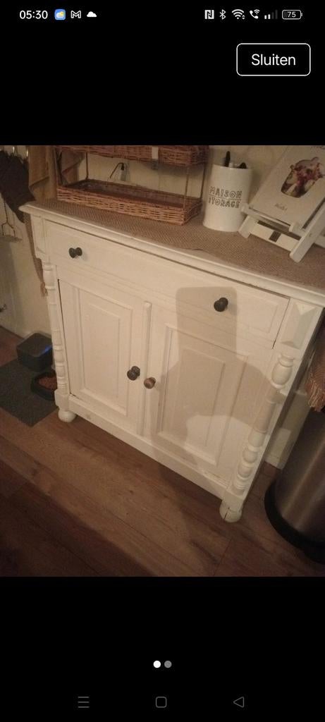 Oude Brocante meidenkast, Gebruikt, Minder dan 100 cm, 25 tot 50 cm, 50 tot 100 cm