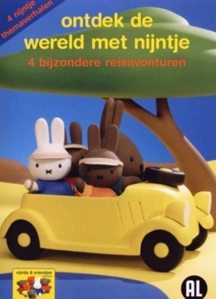 Ontdek de wereld met Nijntje dvd KRASVRIJ, Alle leeftijden, Ophalen of Verzenden, Zo goed als nieuw