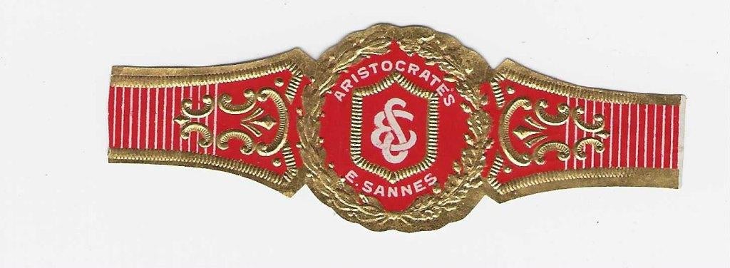 Klassiek 20 - 564   sannes   sigarenbandjes, Ophalen of Verzenden, Gebruikt, Sigarenbandjes