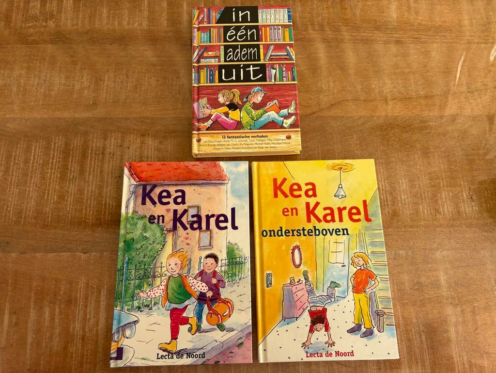 3 Leuke Kinderboeken: Kea en Karel, In één adem uit, Ophalen of Verzenden, Gelezen, Fictie algemeen