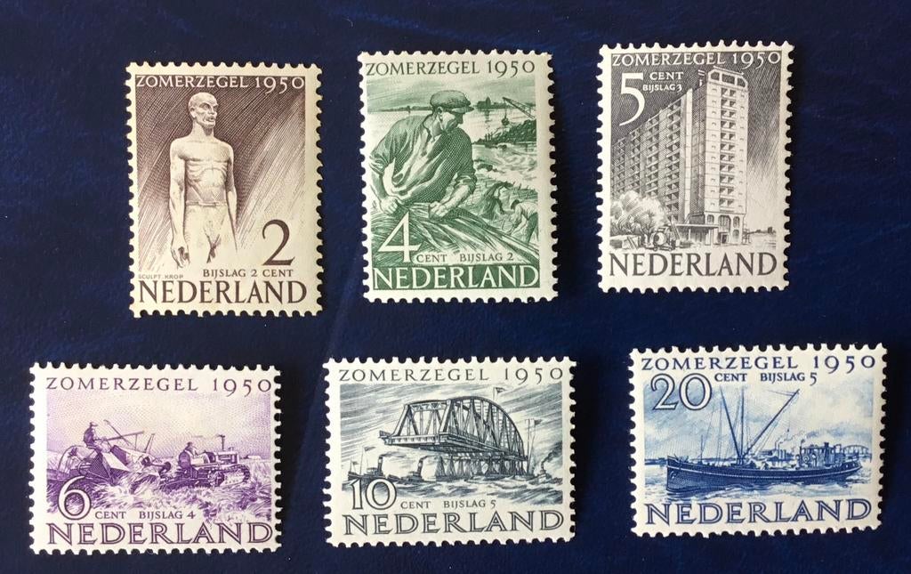 Nederland 1950 postfris kavel NE 2, Postzegels en Munten, Ophalen of Verzenden, Na 1940, Postfris